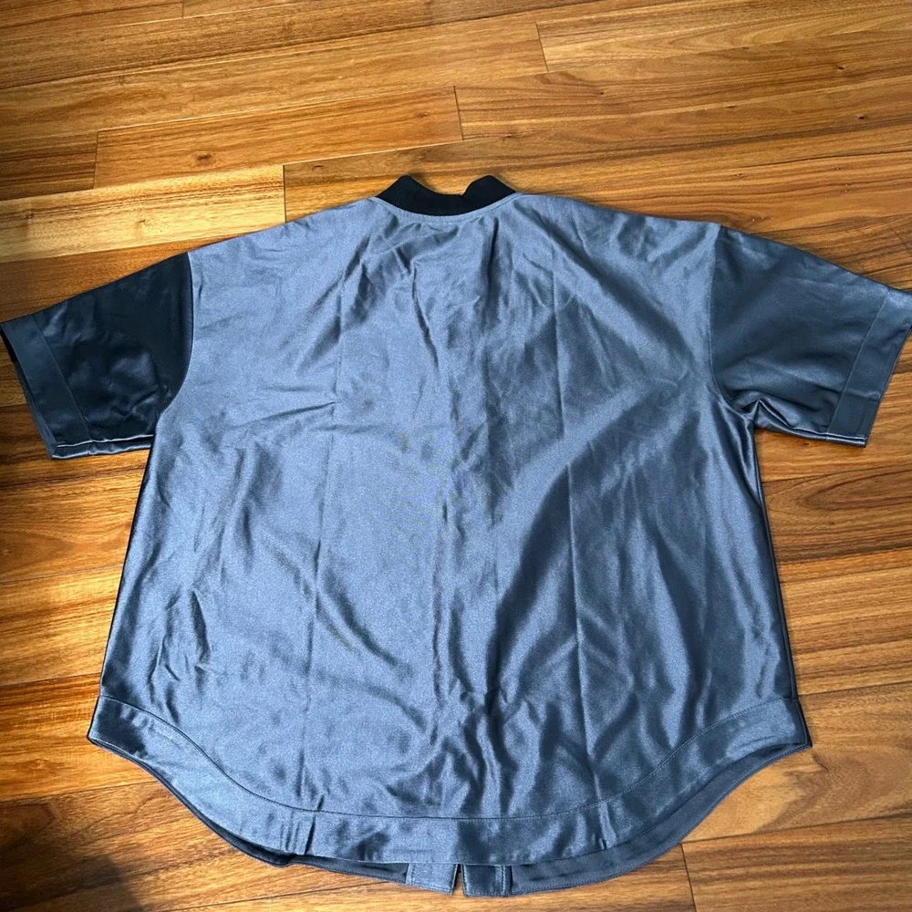 Nike Women's oversized Snap Button Baseball Jersey circa‎ 96 Jacket Size M